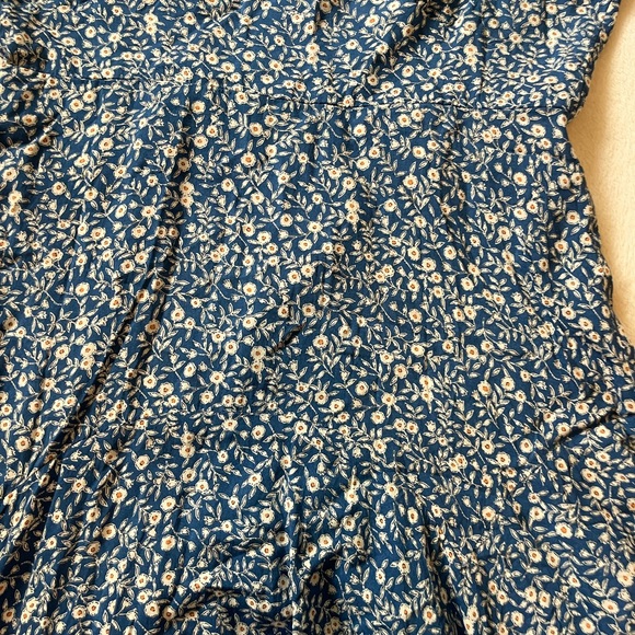 Floral Blue and white mini Dress Princess Polly - Picture 7 of 7